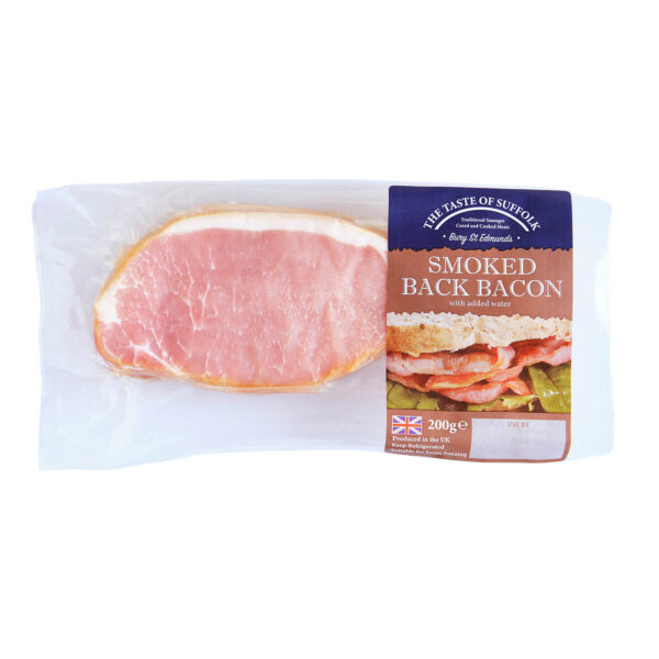 British Smoked Back Bacon (200g)
